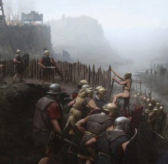 Batalla de Alesia, República romana contra pueblos galos